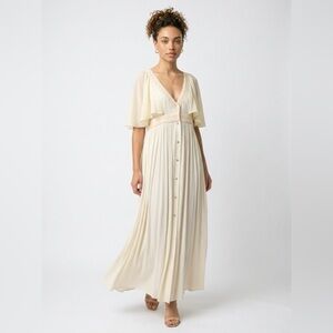 NWT Somedays Lovin Cream Flowy Maxi Dress